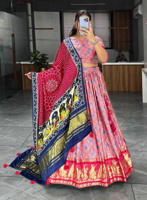 Gajji Silk Lehenga