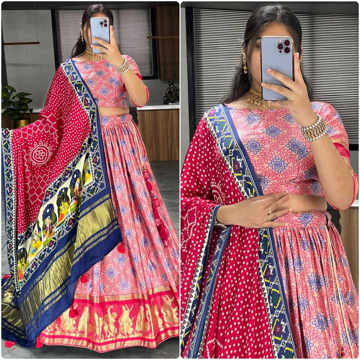 Gajji Silk Lehenga