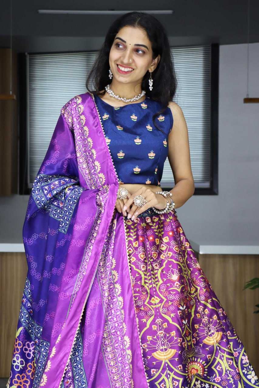 Art Silk Designer Lehenga