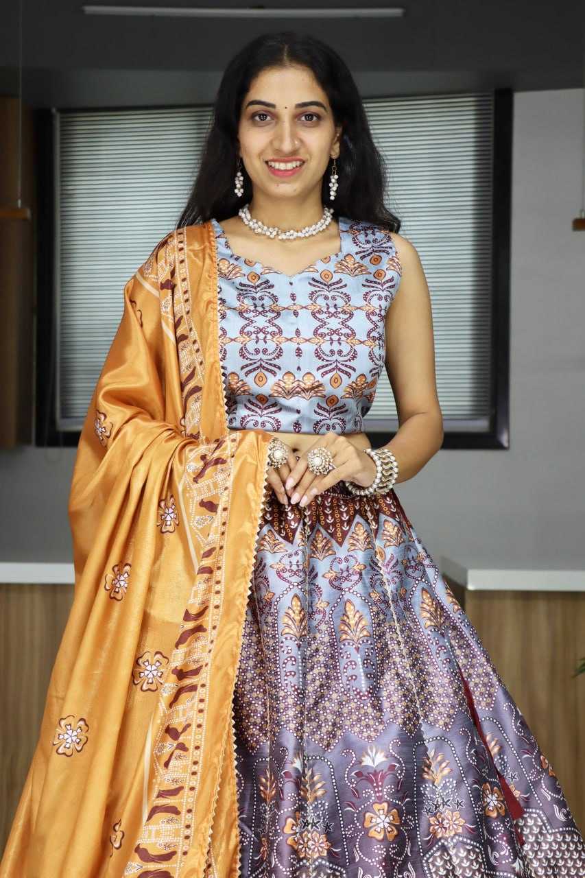 Art Silk Designer Lehenga