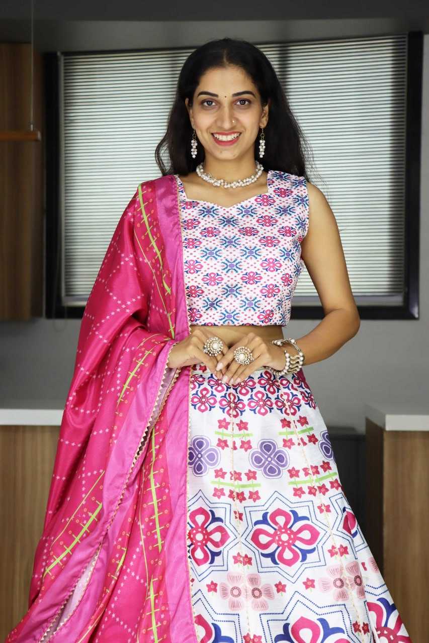 Art Silk Designer Lehenga