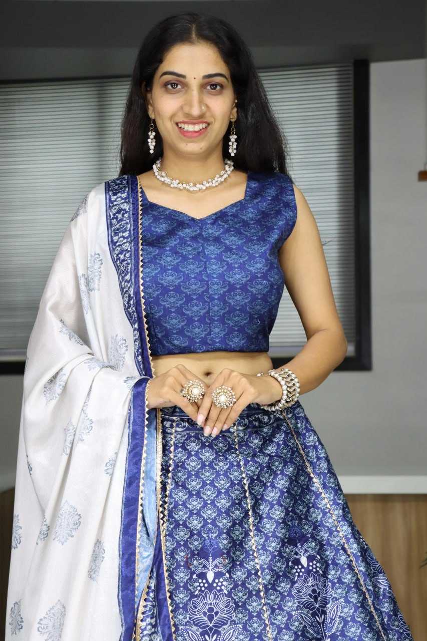 Art Silk Designer Lehenga