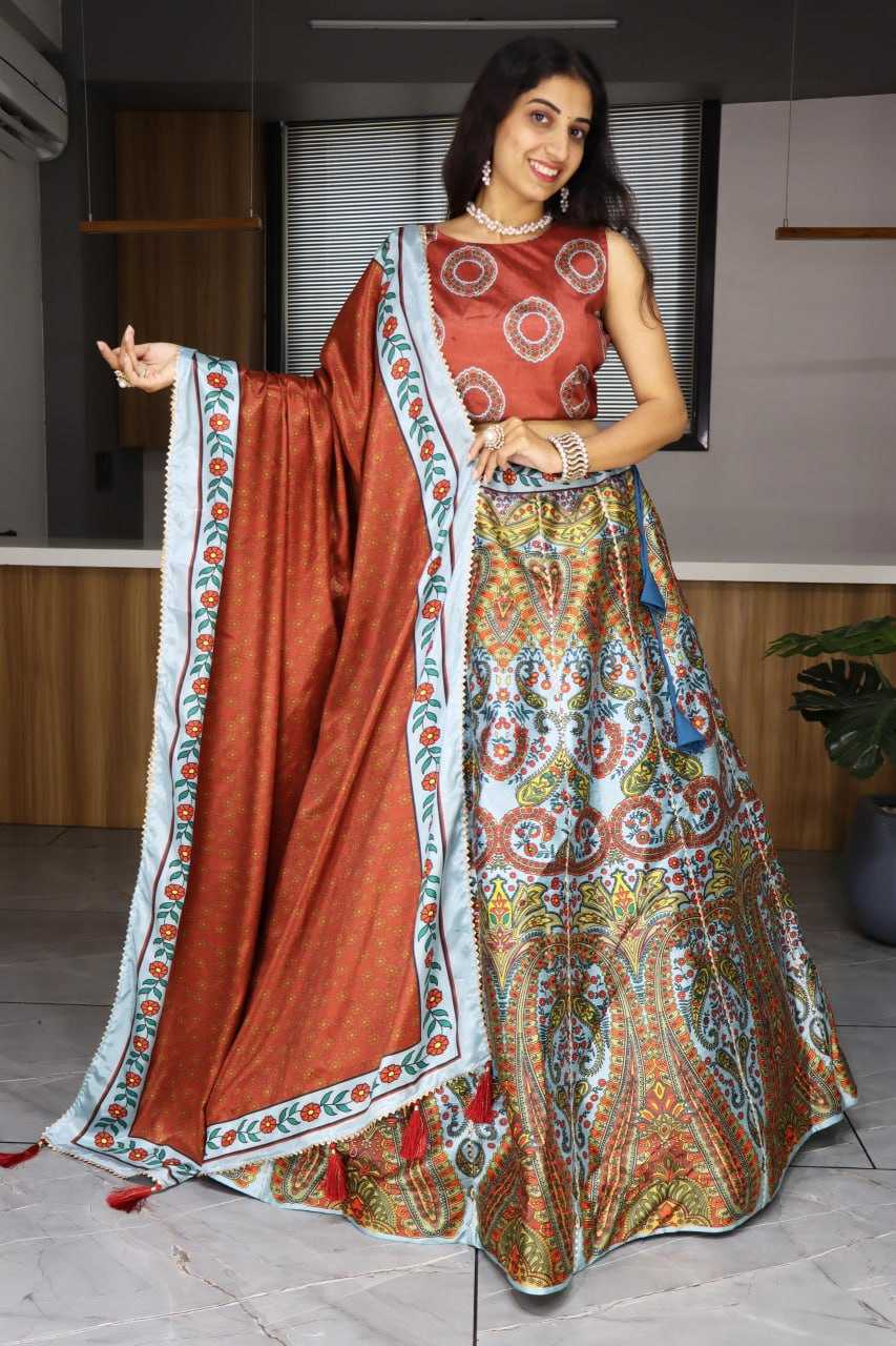 Art Silk Designer Lehenga