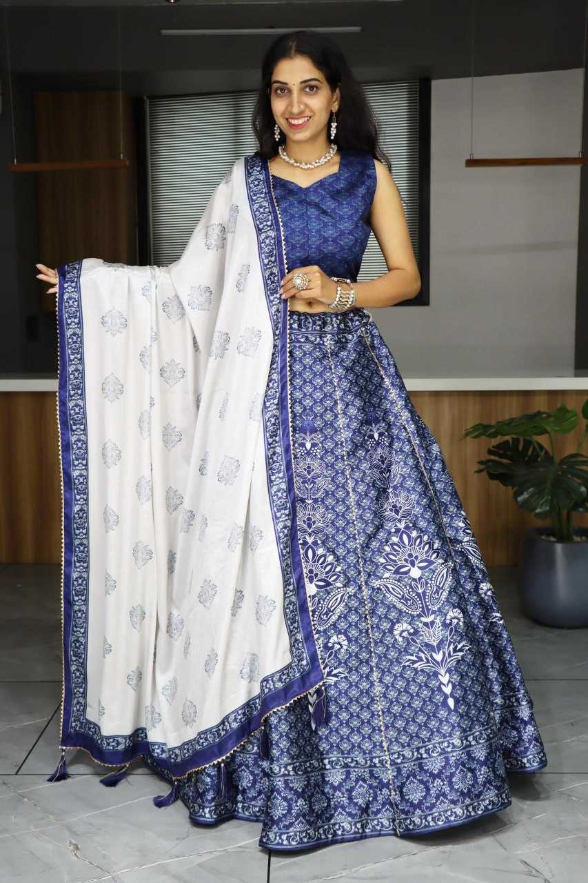 Art Silk Designer Lehenga