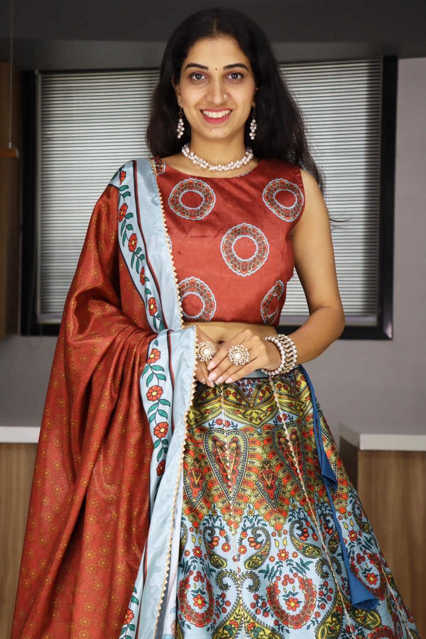 Art Silk Designer Lehenga