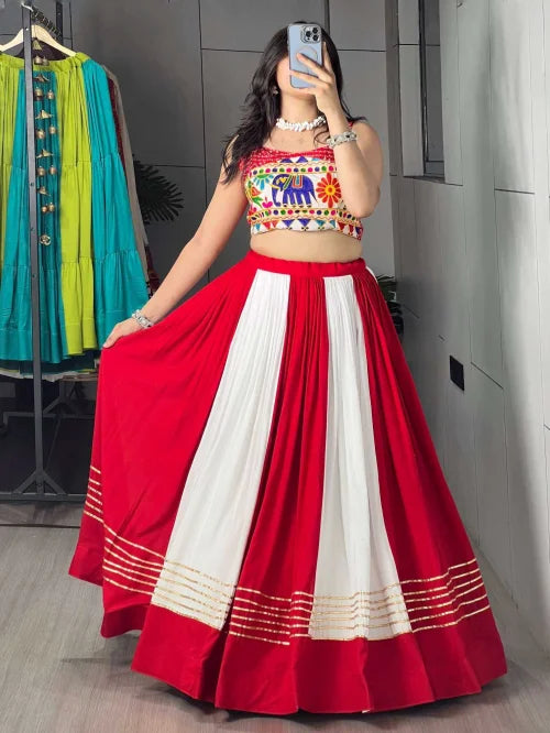 Cotton Designer Lehenga 7701