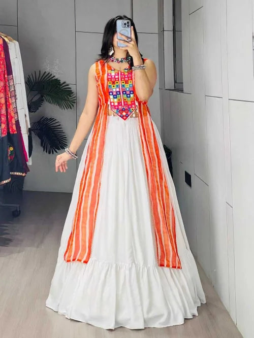 Cotton Embroidered Lehenga