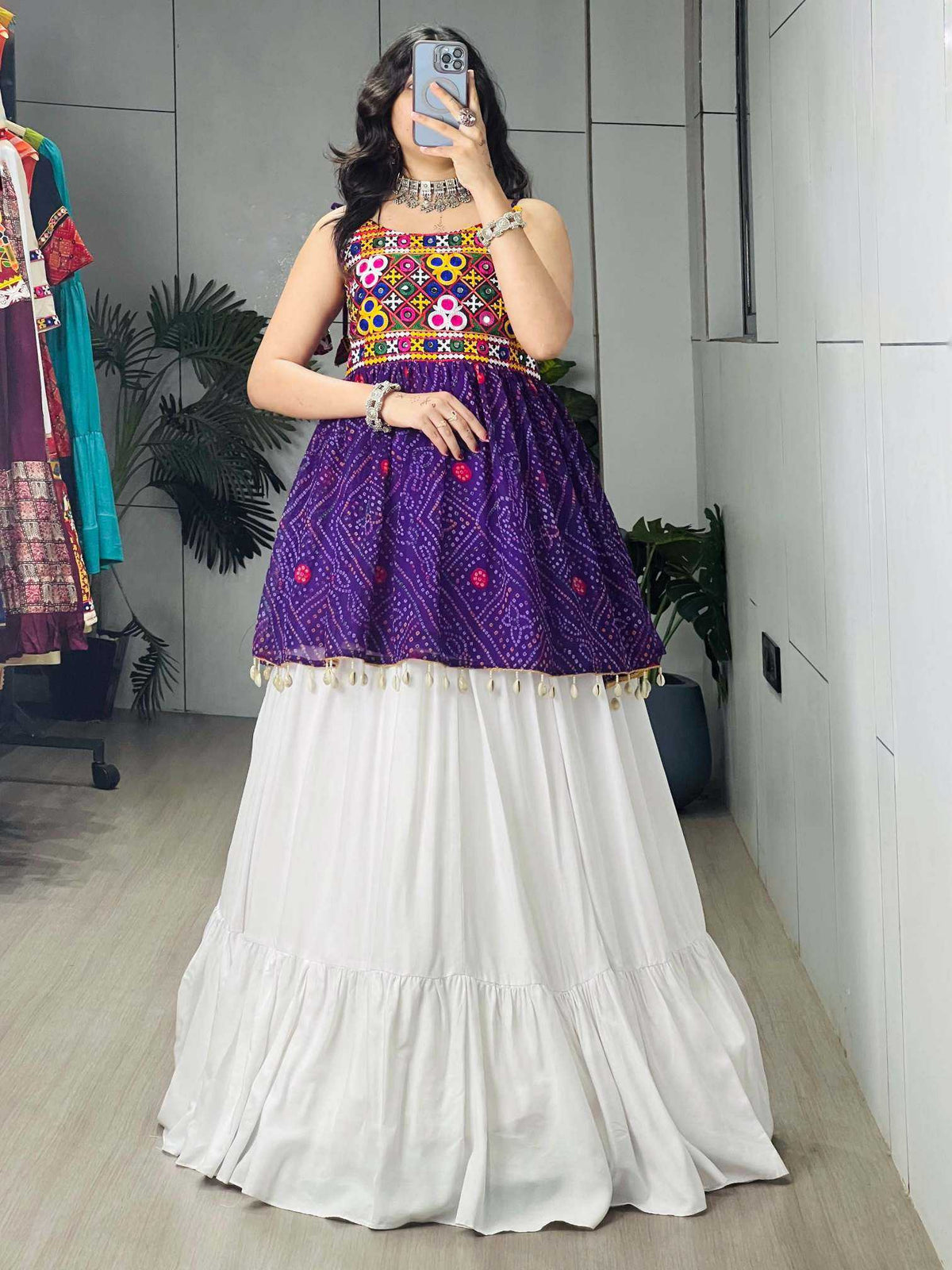 Cotton Designer Lehenga in Blue