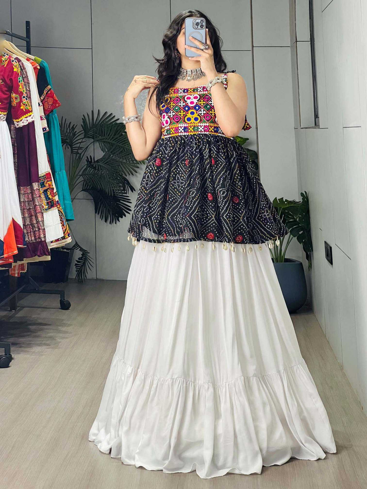 Cotton Designer Lehenga in Blue