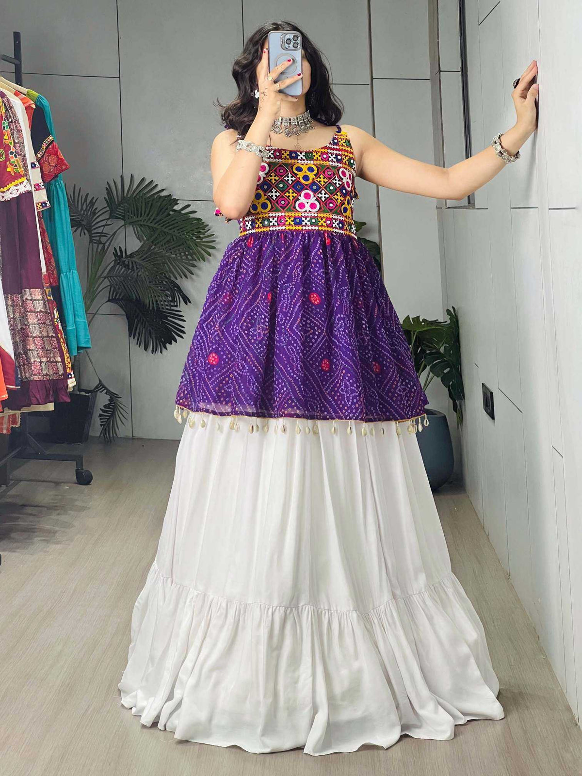 Cotton Designer Lehenga in Blue