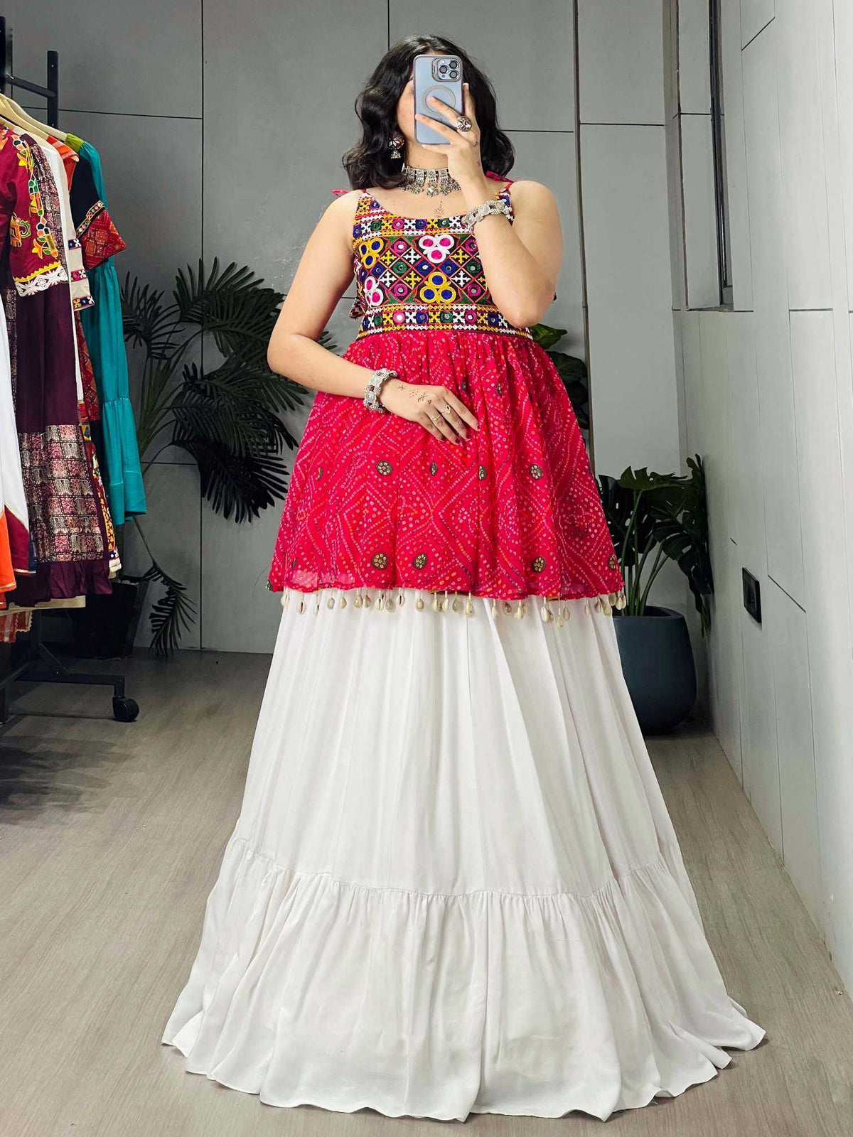 Cotton Designer Lehenga in Blue