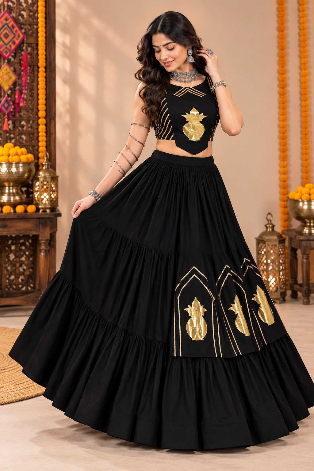 Cotton Designer Lehenga