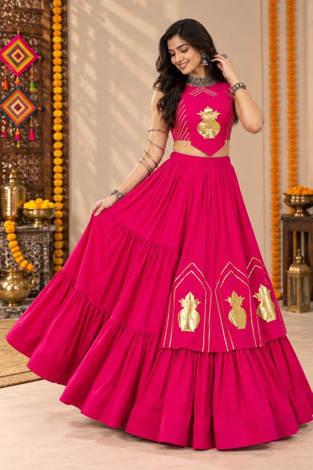 Cotton Designer Lehenga