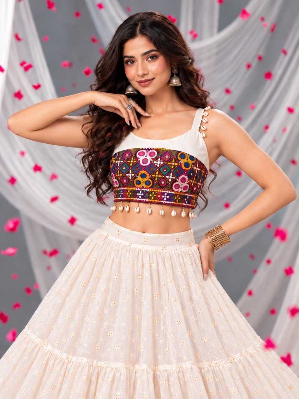 Cotton Gota Patti Lehenga