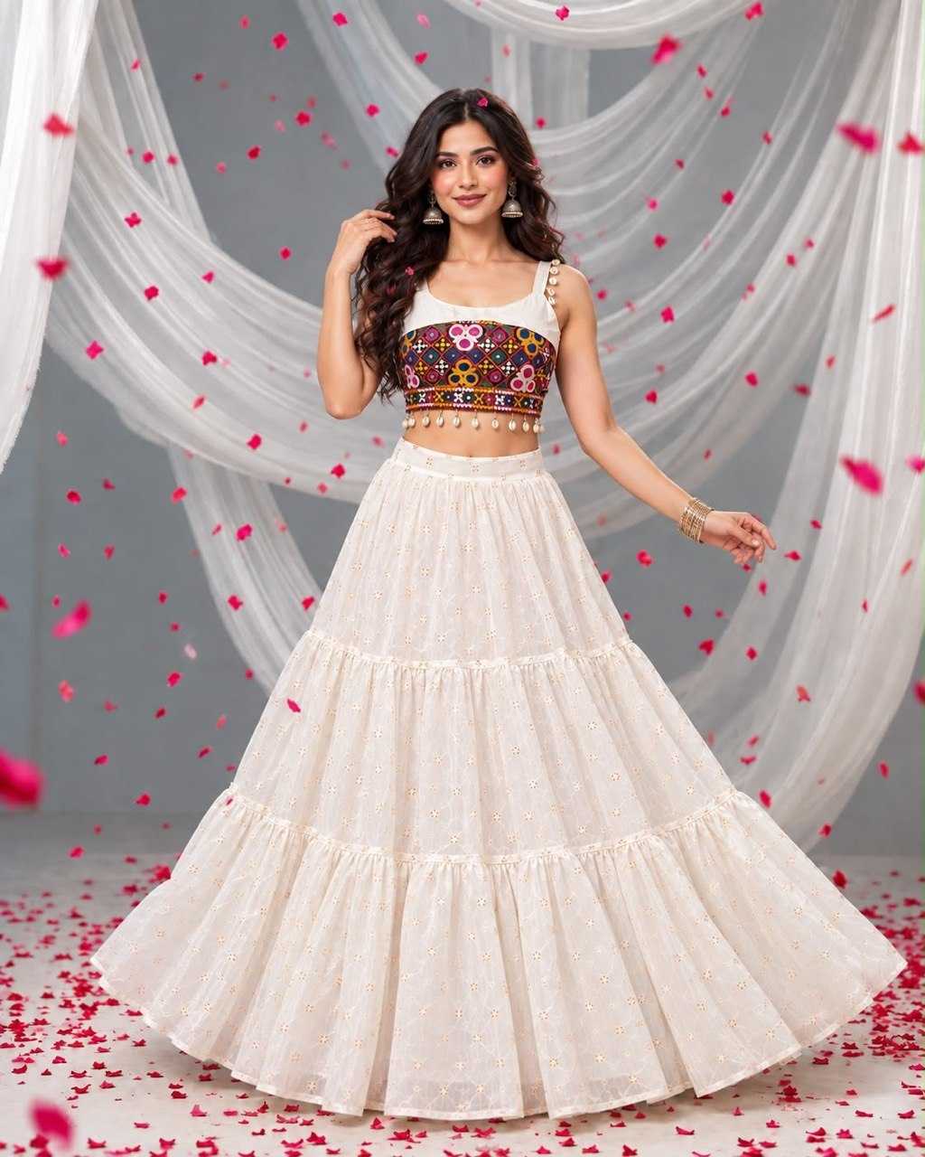 Cotton Gota Patti Lehenga