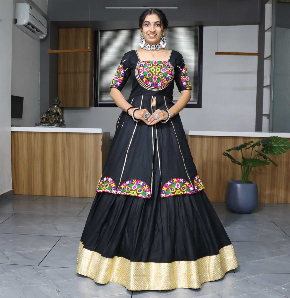Cotton Traditional Lehenga 8030