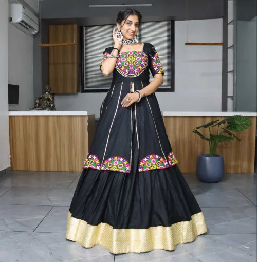 Cotton Traditional Lehenga 8030