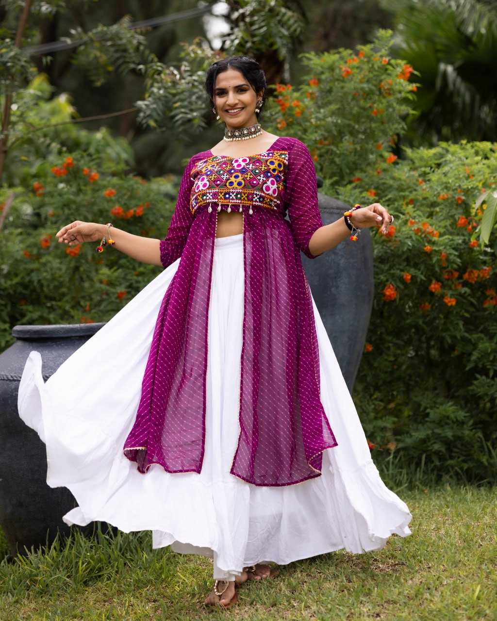 Georgette Printed Lehenga