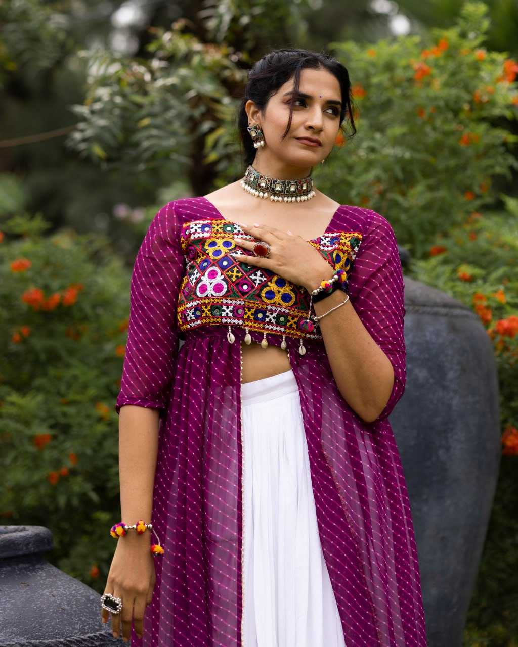 Georgette Printed Lehenga