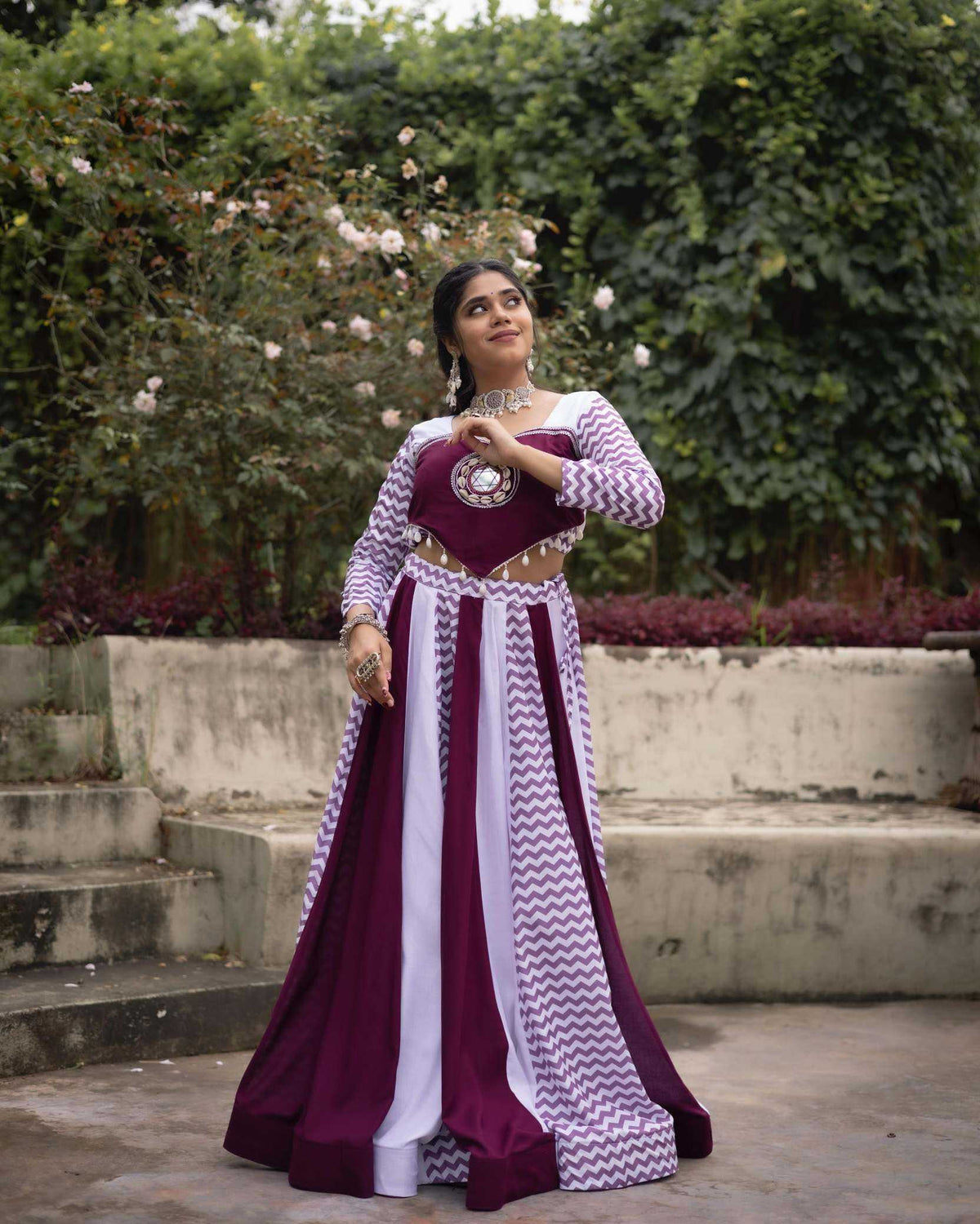 Cotton Designer Lehenga 8051