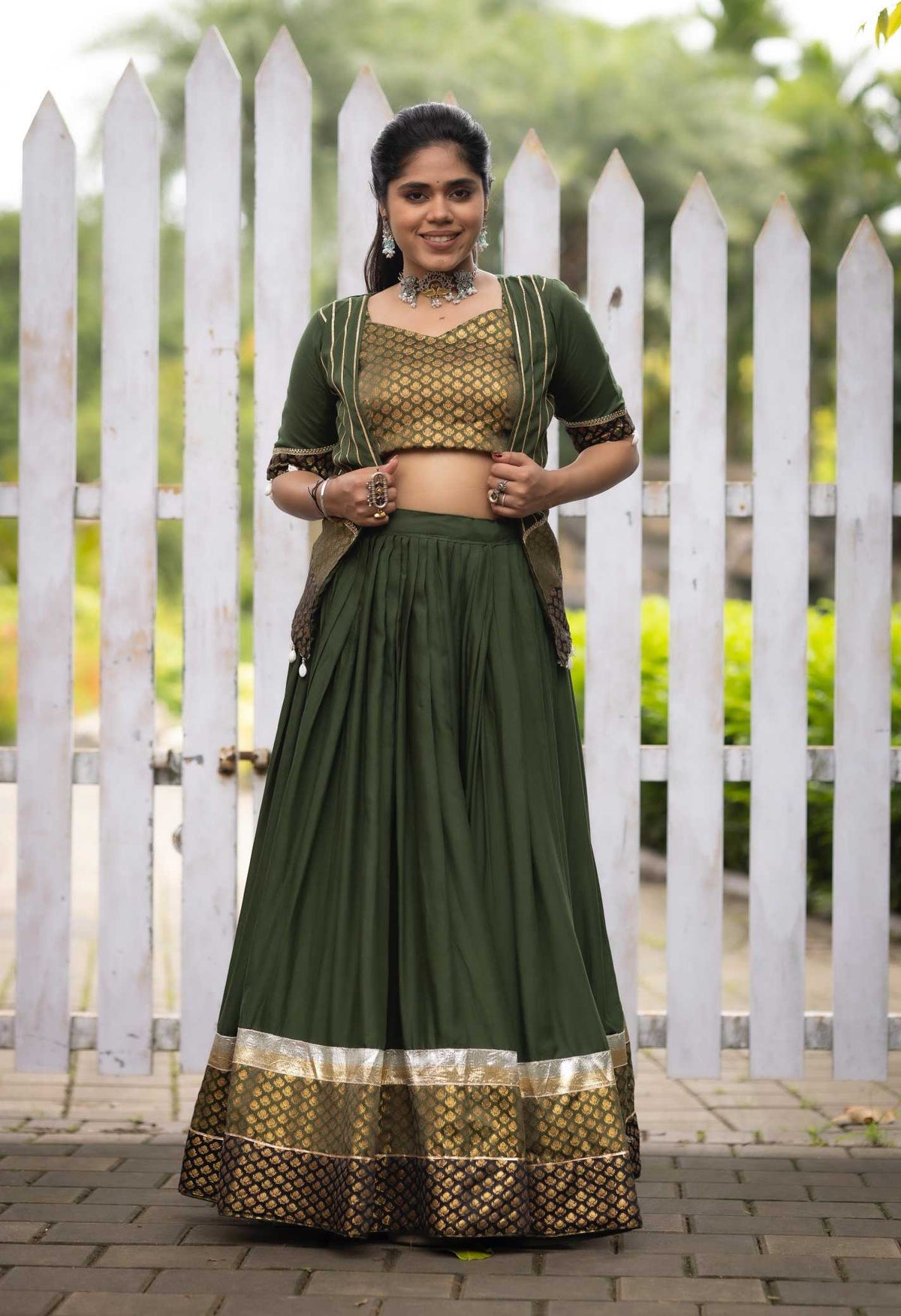 Cotton Designer Lehenga 8061