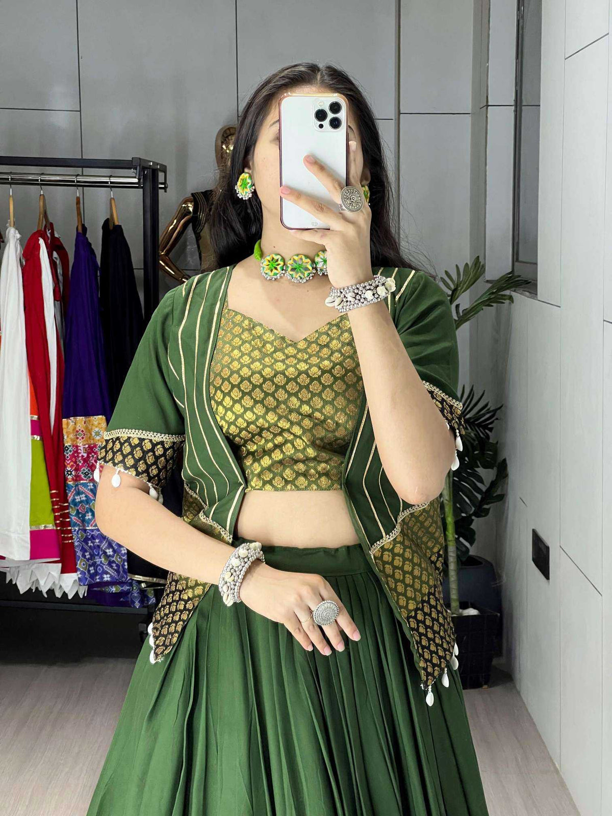 Cotton Designer Lehenga 8061