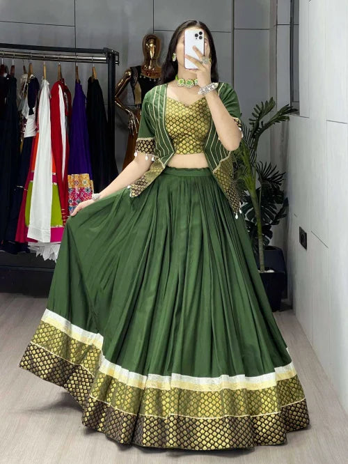 Cotton Designer Lehenga 8061