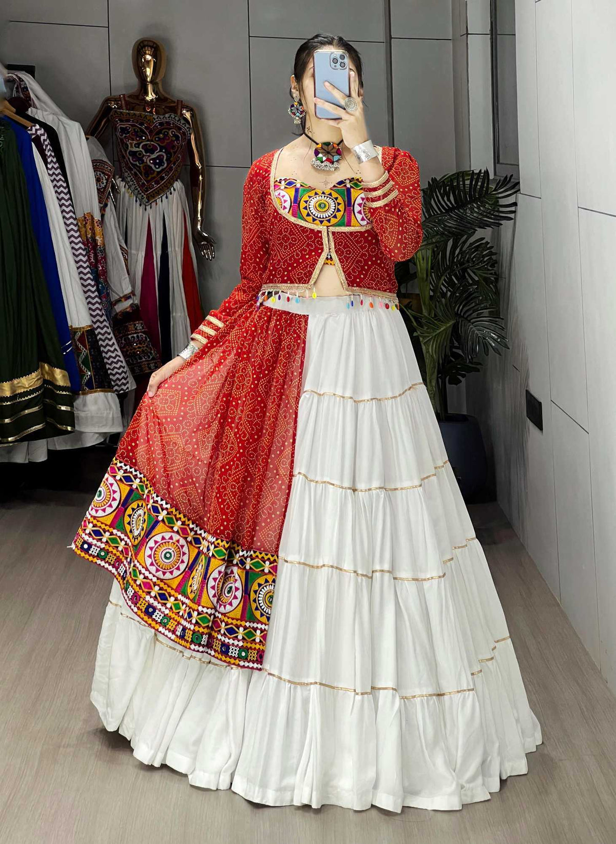 Cotton Traditional Lehenga 8066