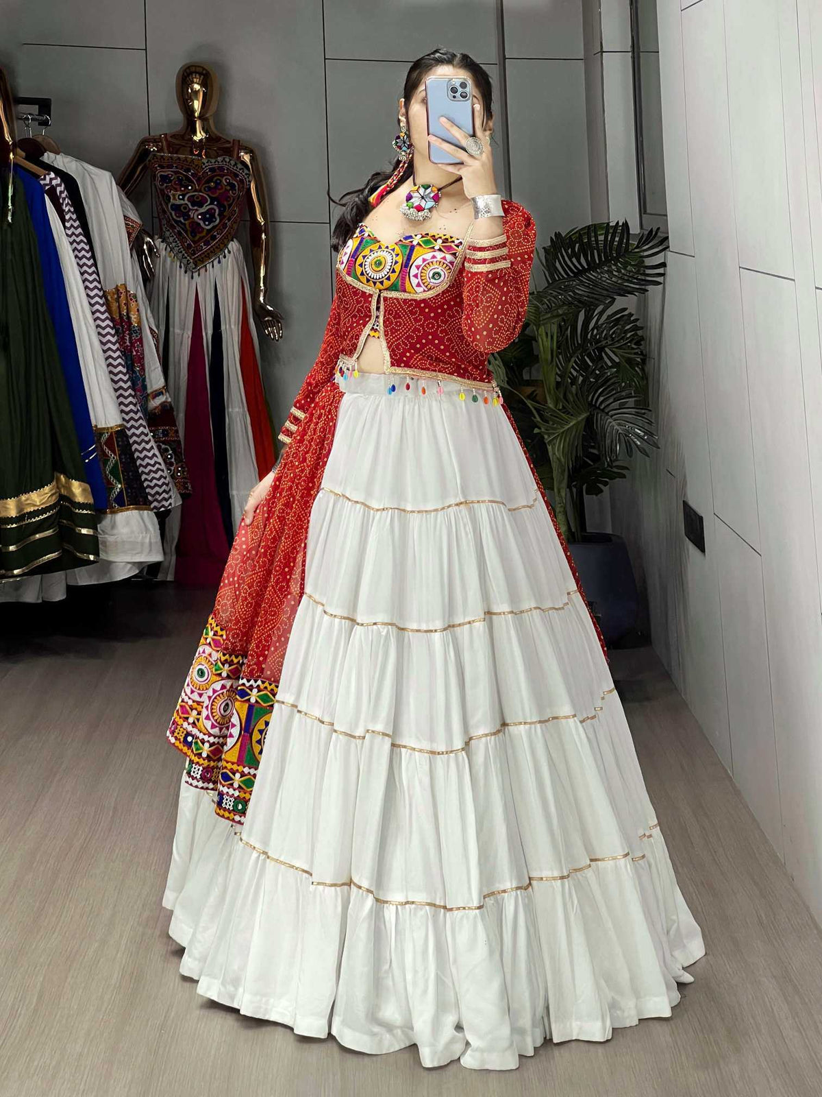 Cotton Traditional Lehenga 8066