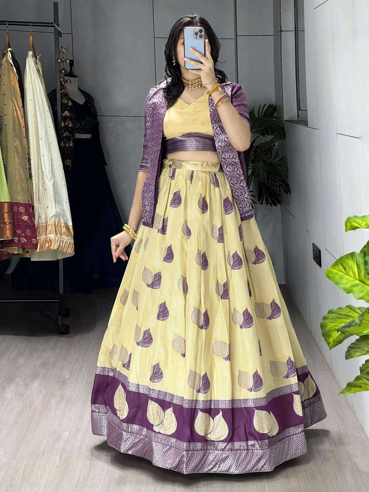 Silk Designer Lehenga