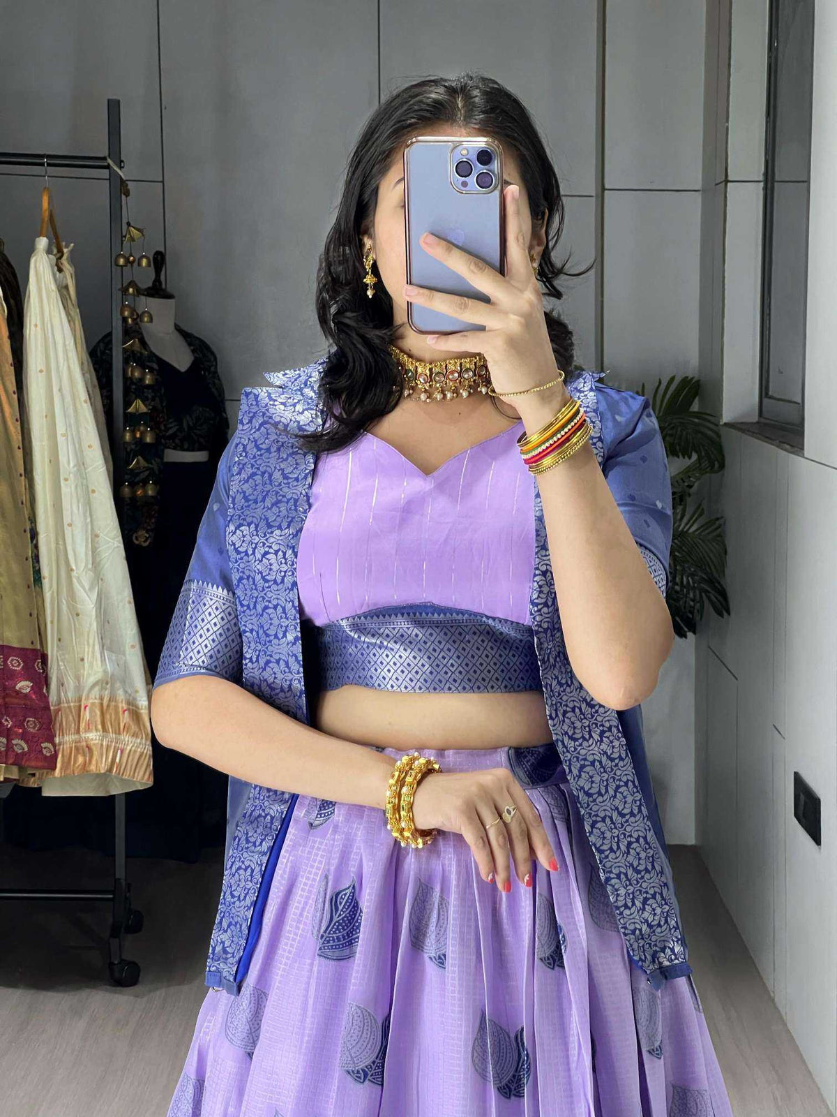Silk Designer Lehenga