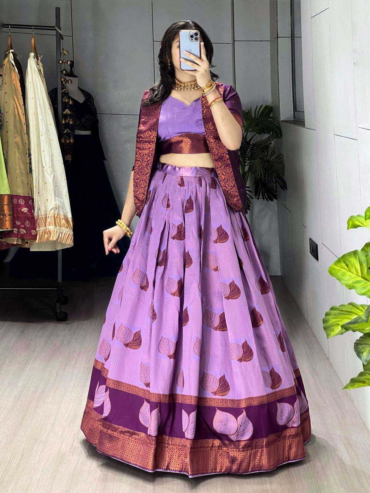 Silk Designer Lehenga