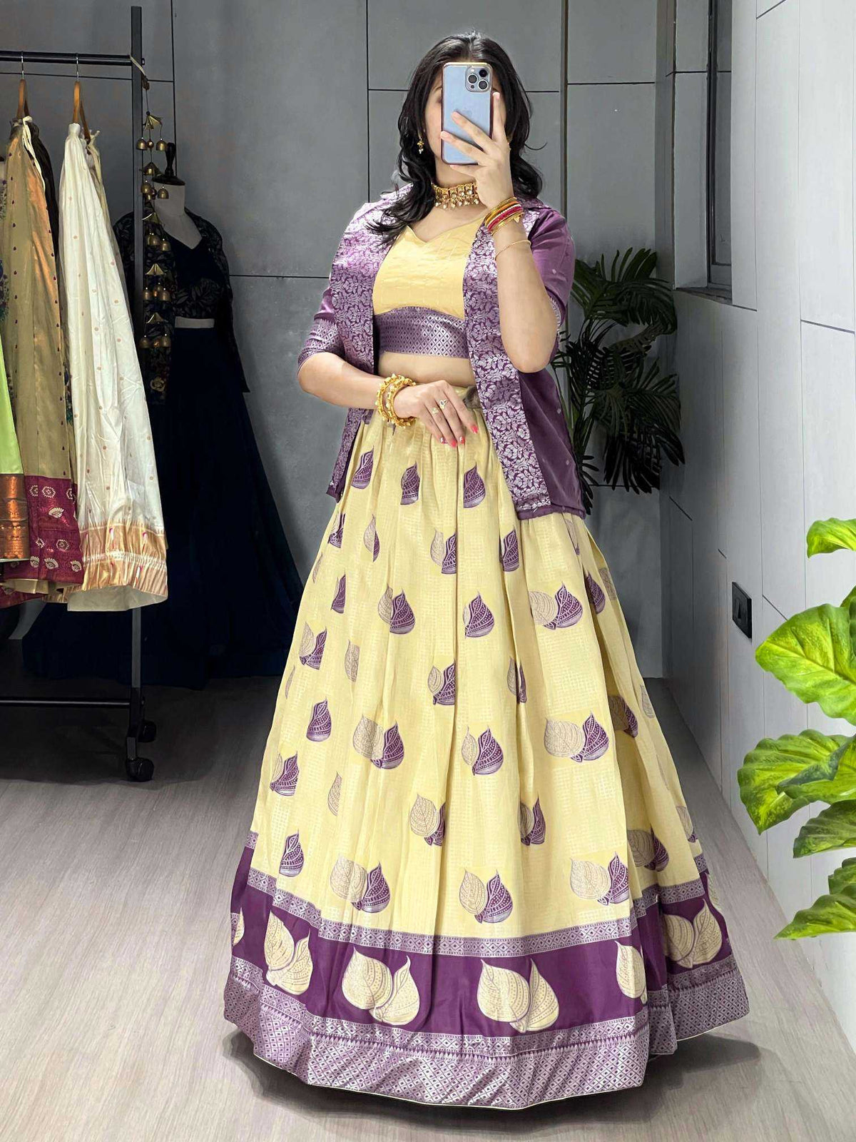 Silk Designer Lehenga