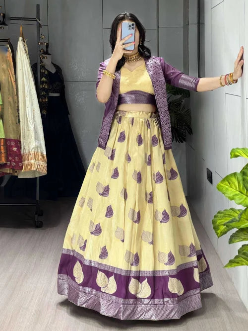Silk Designer Lehenga