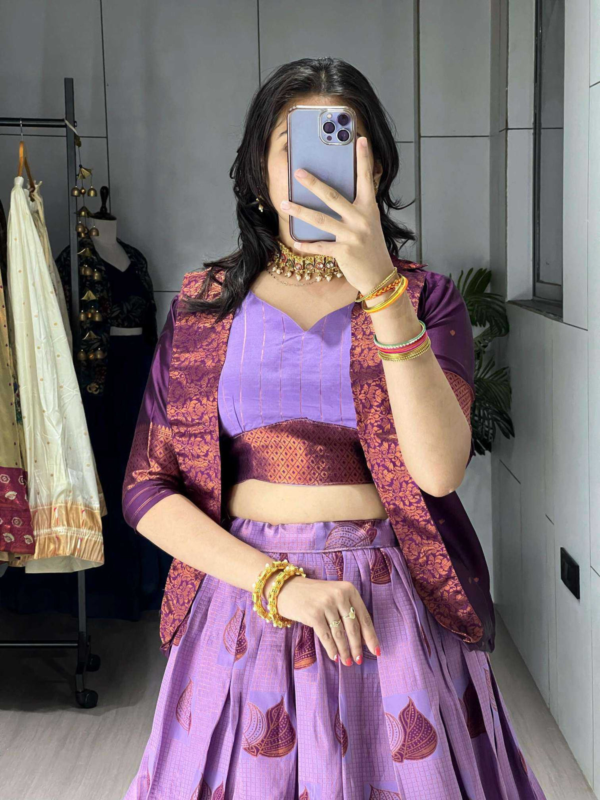Silk Designer Lehenga