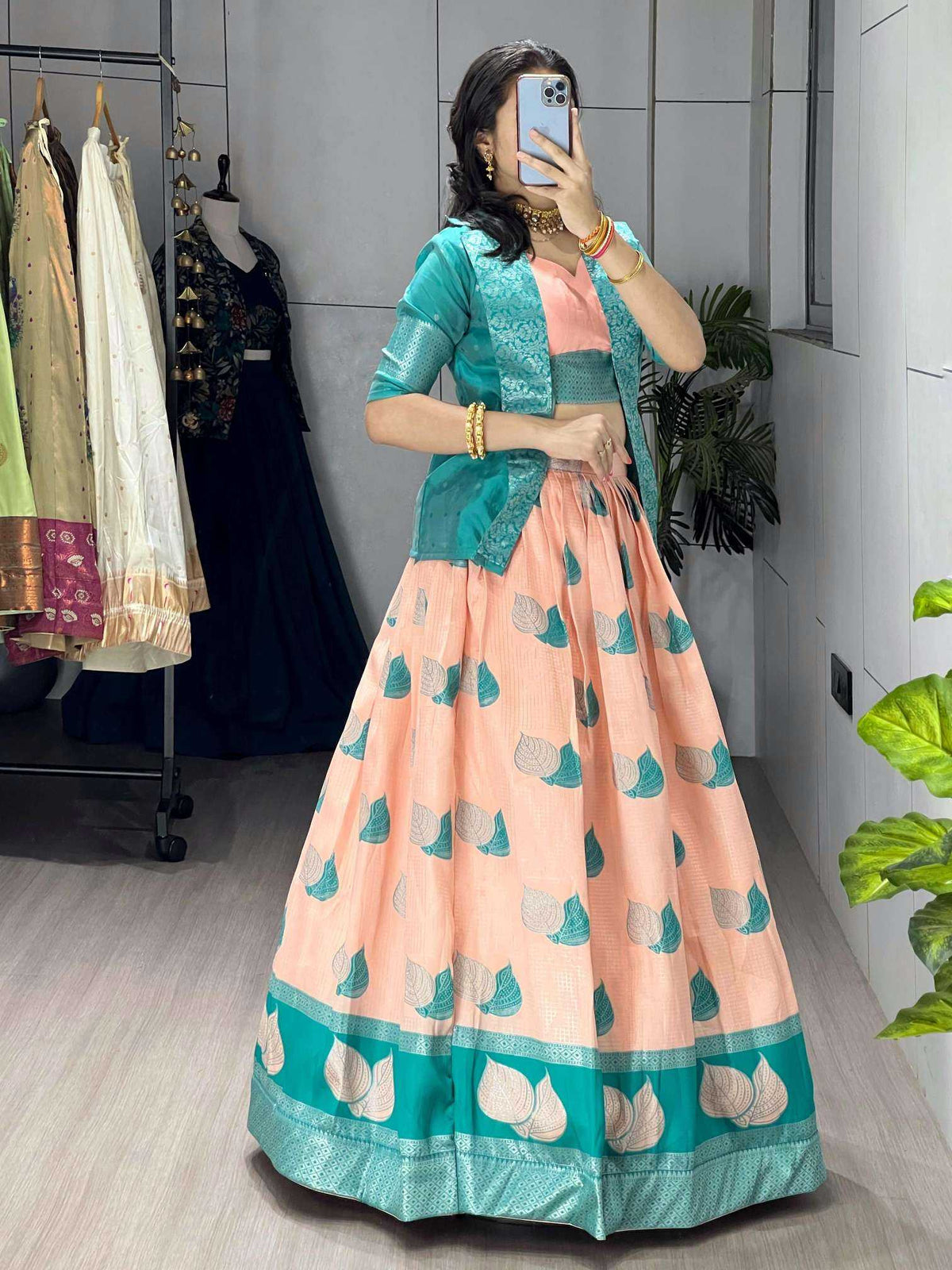 Silk Designer Lehenga