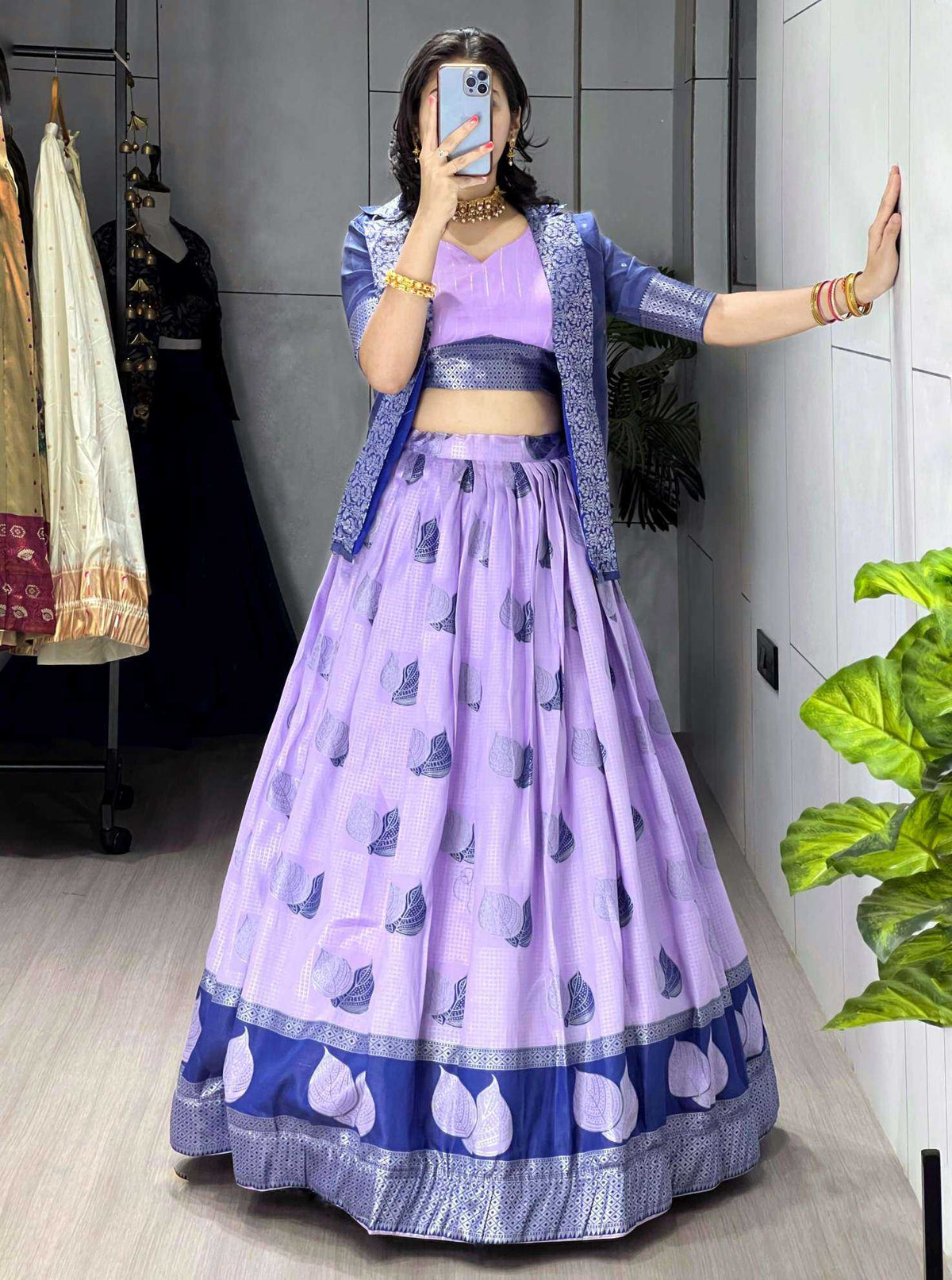Silk Designer Lehenga