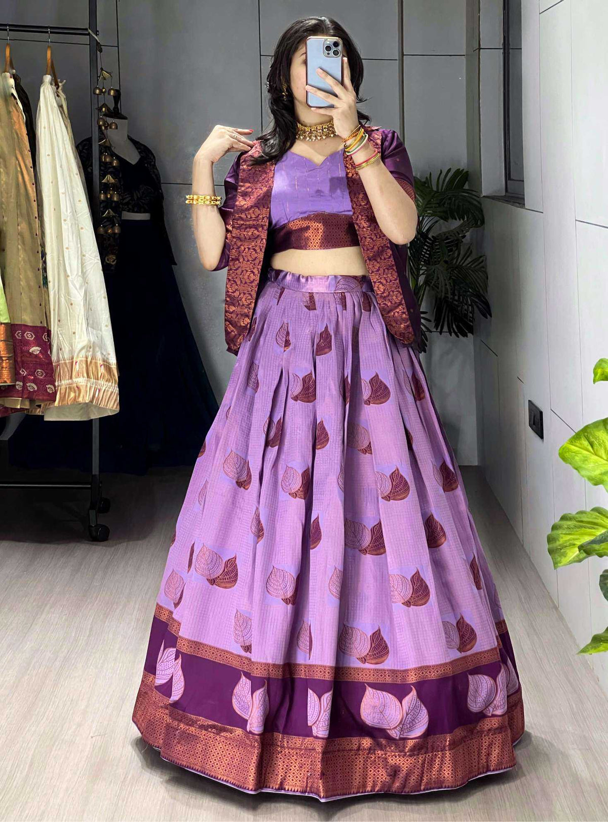 Silk Designer Lehenga