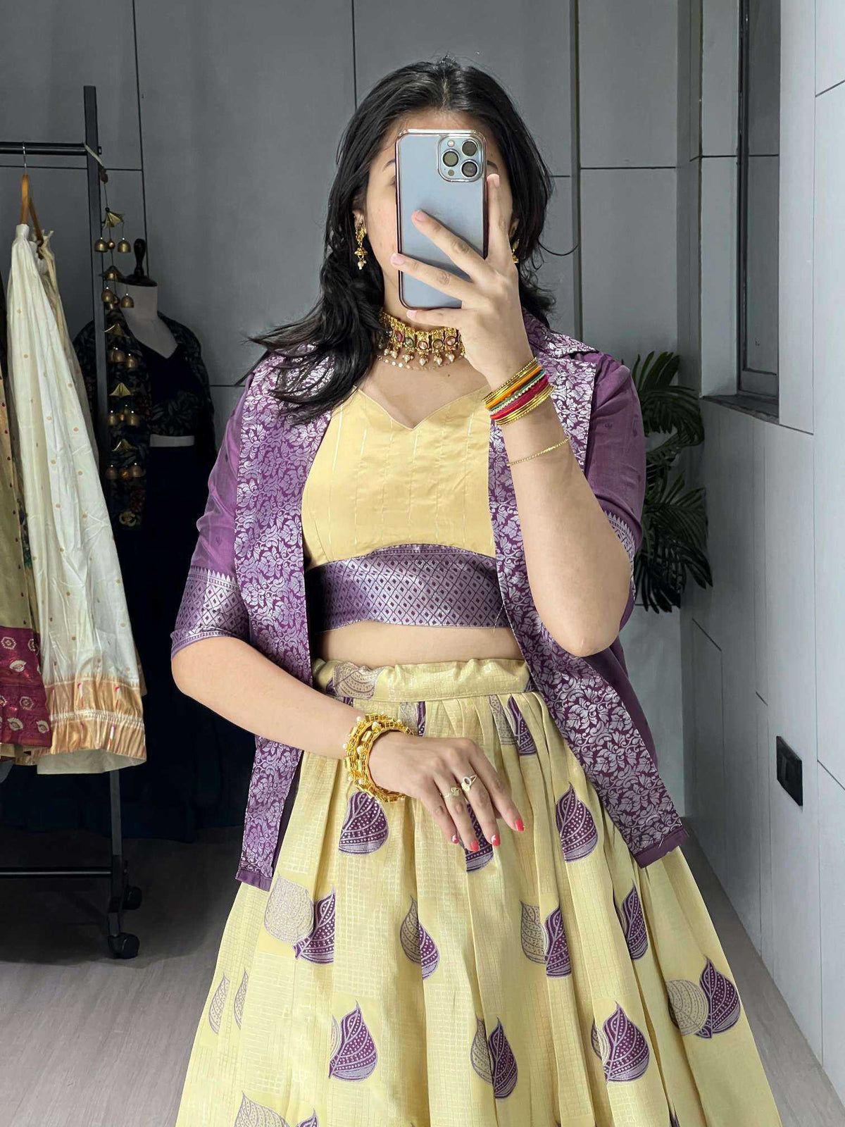 Silk Designer Lehenga
