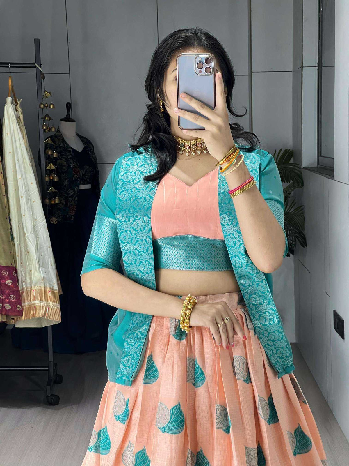 Silk Designer Lehenga