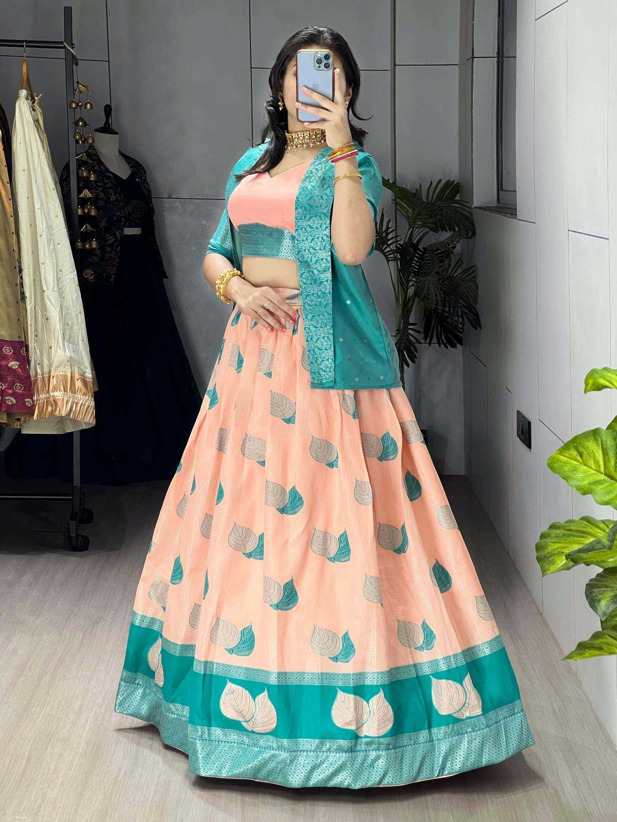 Silk Designer Lehenga