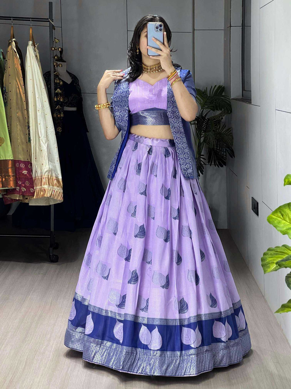 Silk Designer Lehenga