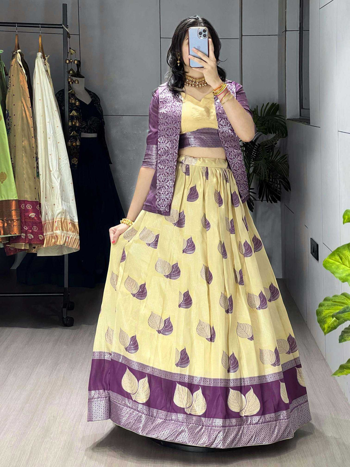Silk Designer Lehenga