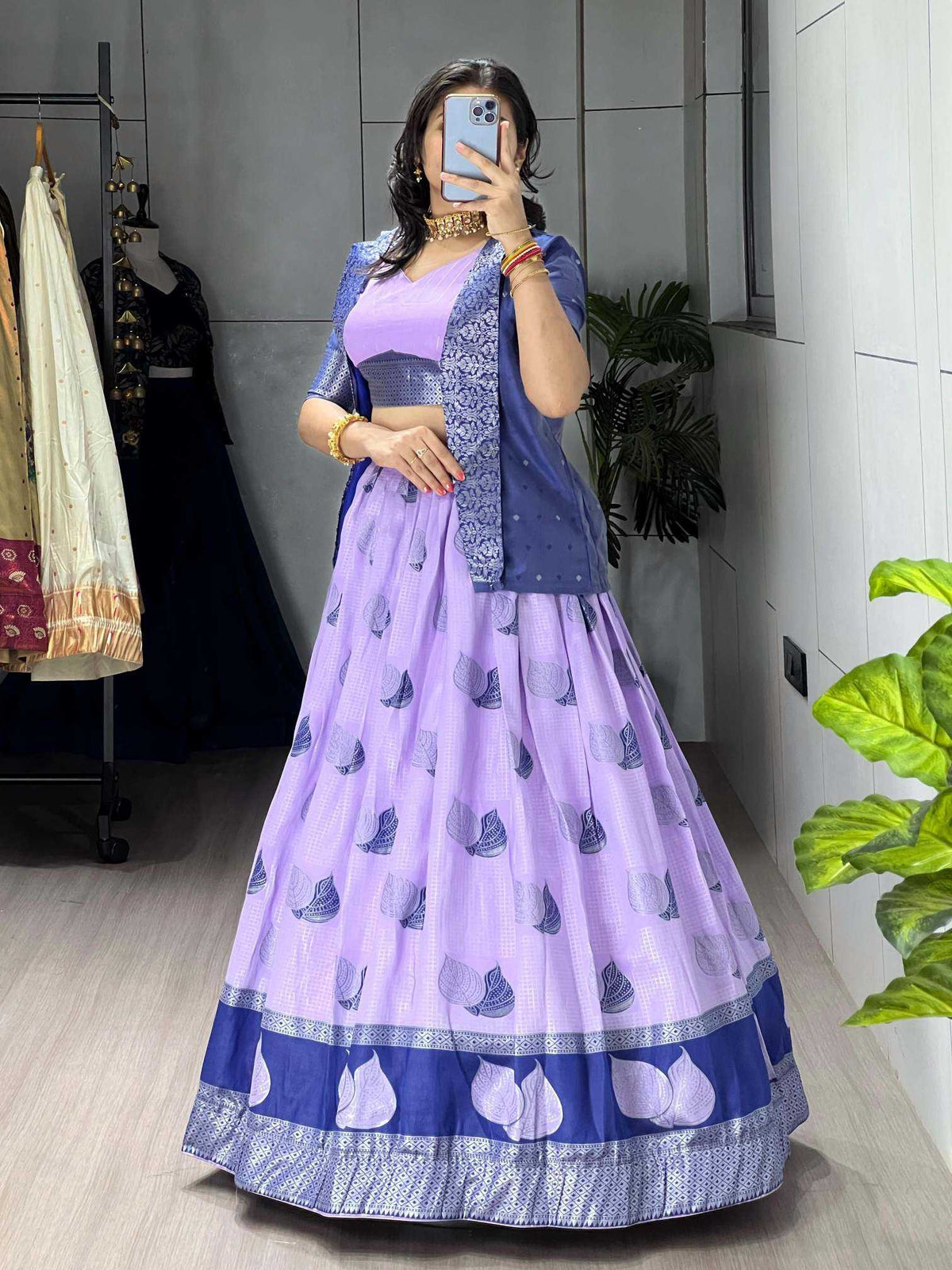 Silk Designer Lehenga