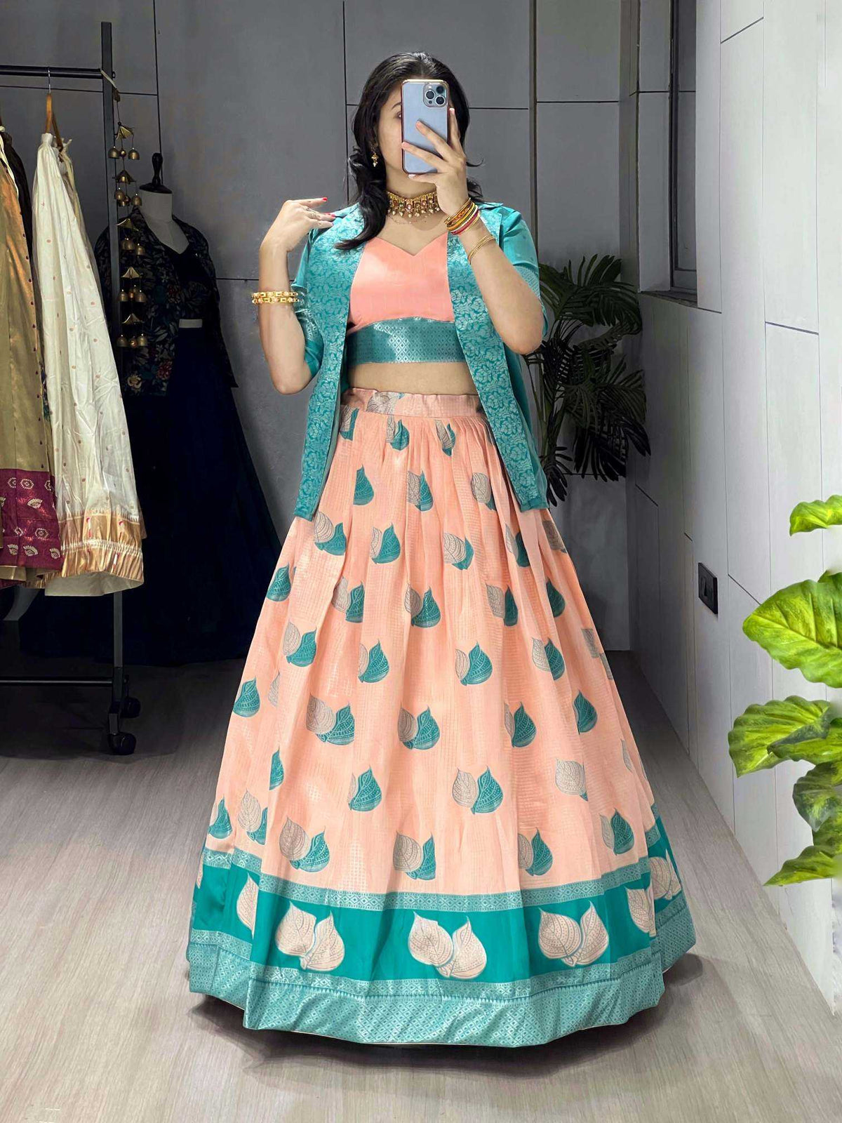Silk Designer Lehenga