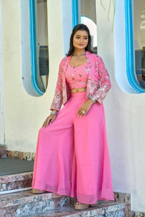 Georgette Embroidery Suit 9005