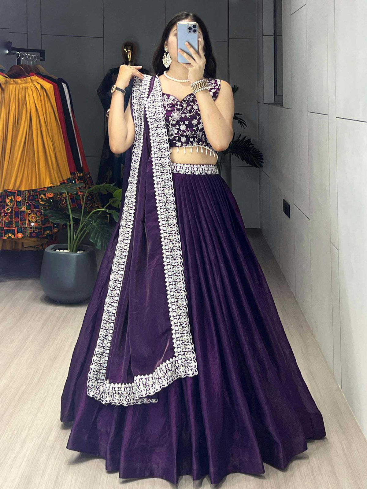 Satin Fancy Lehenga