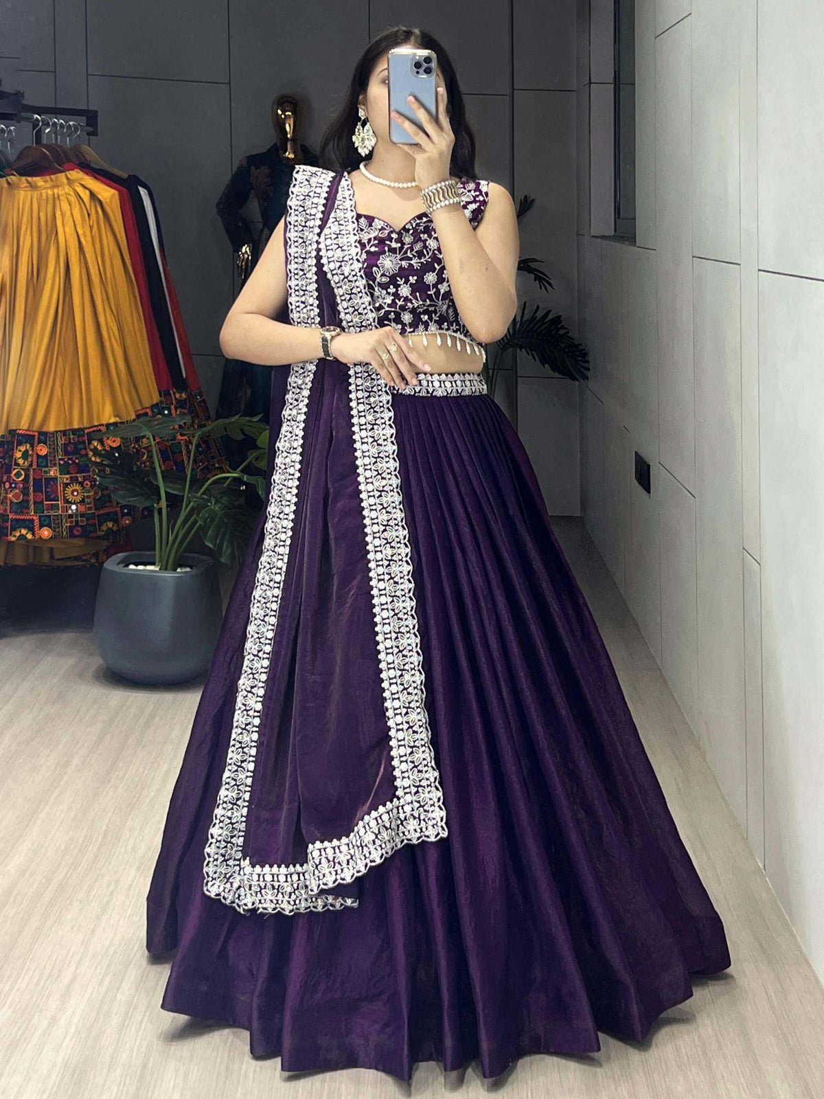 Satin Fancy Lehenga