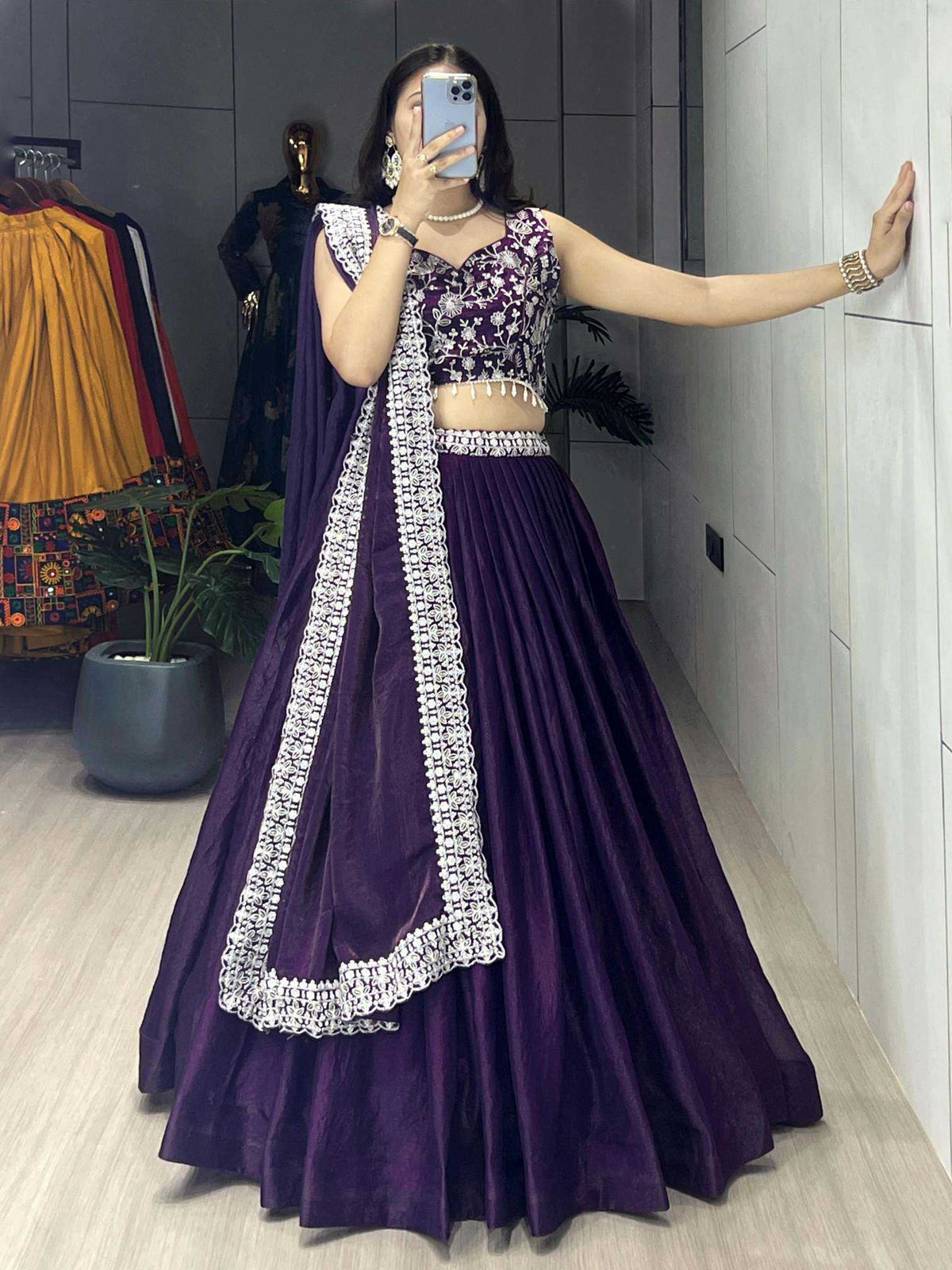 Satin Fancy Lehenga
