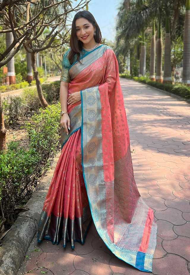 Banarasi Soft Silk Saree in Cream